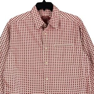 Chaps Western Shirt Mens L Plaid Rodeo Cowboy Heritage Workwear‎ Classic Rustic